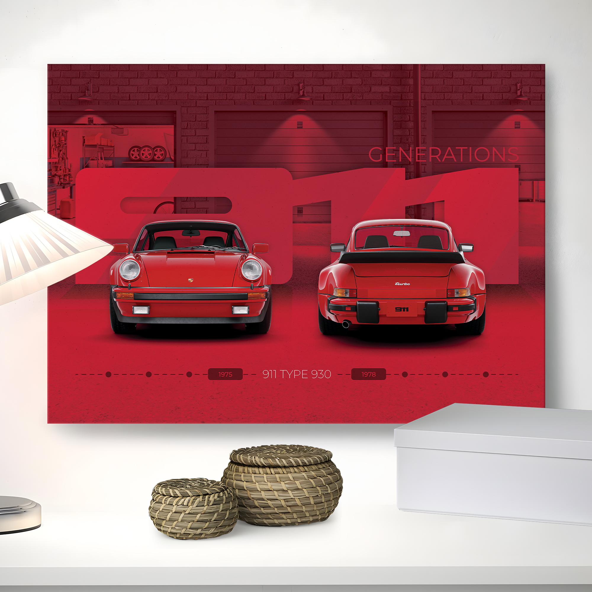 Porsche 911 Turbo Type 930 Poster