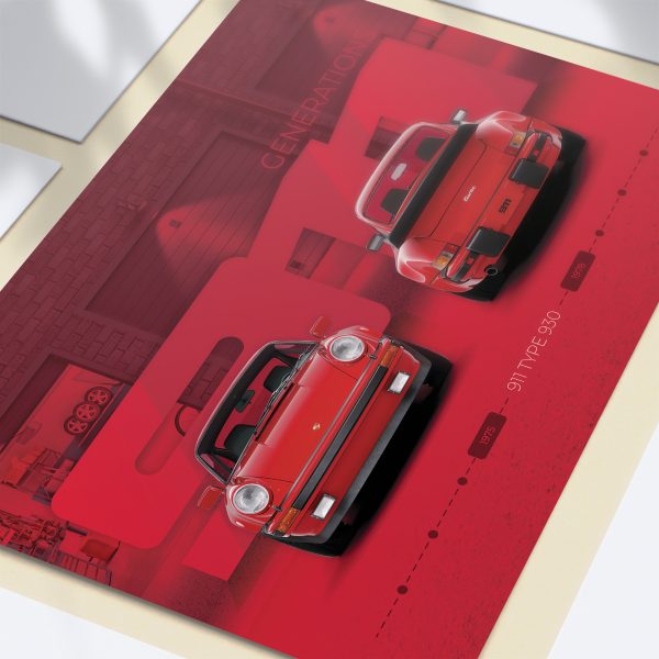 Porsche 911 Turbo Type 930 Poster - Image 2