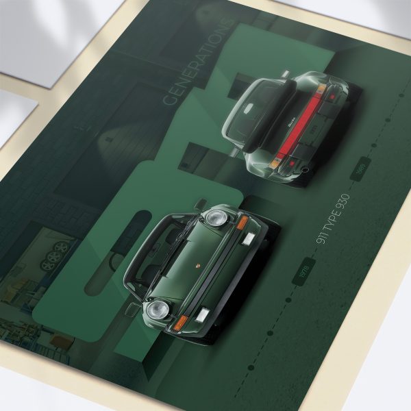 Porsche 911 Turbo Type 930 Poster - Image 2