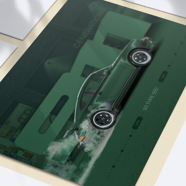 Porsche 911 Turbo Type 930 Poster - Image 2