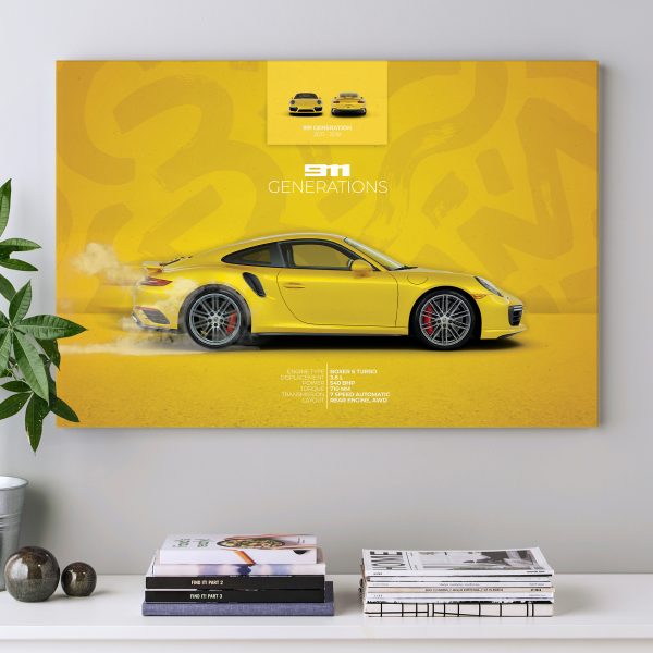 Porsche 911 Turbo Type 991 Poster