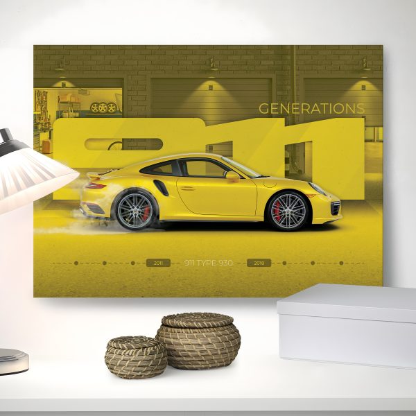Porsche 911 Turbo Type 991 Poster