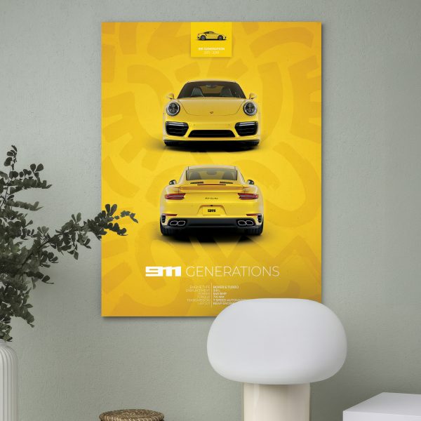 Porsche 911 Turbo Type 991 Poster