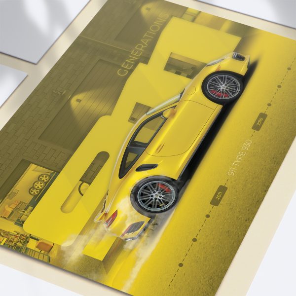 Porsche 911 Turbo Type 991 Poster - Image 2