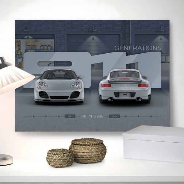 Porsche 911 Turbo Type 996 Poster