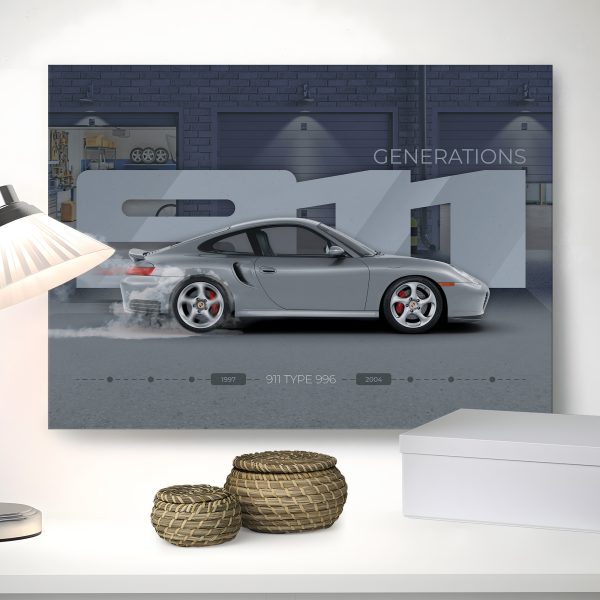 Porsche 911 Turbo Type 996 Poster