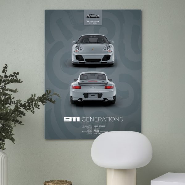 Porsche 911 Turbo Type 996 Poster