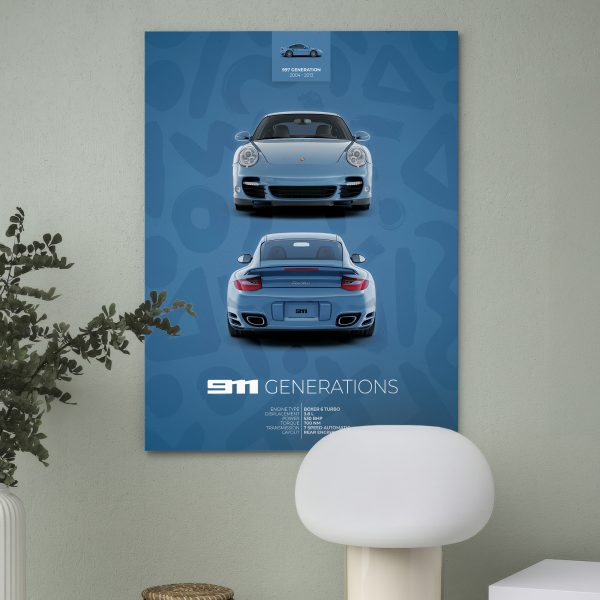 Porsche 911 Turbo Type 997 Poster