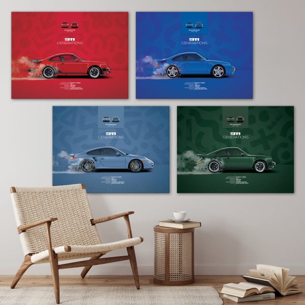 Porsche 911 Turbo Type 930 Poster - Image 4