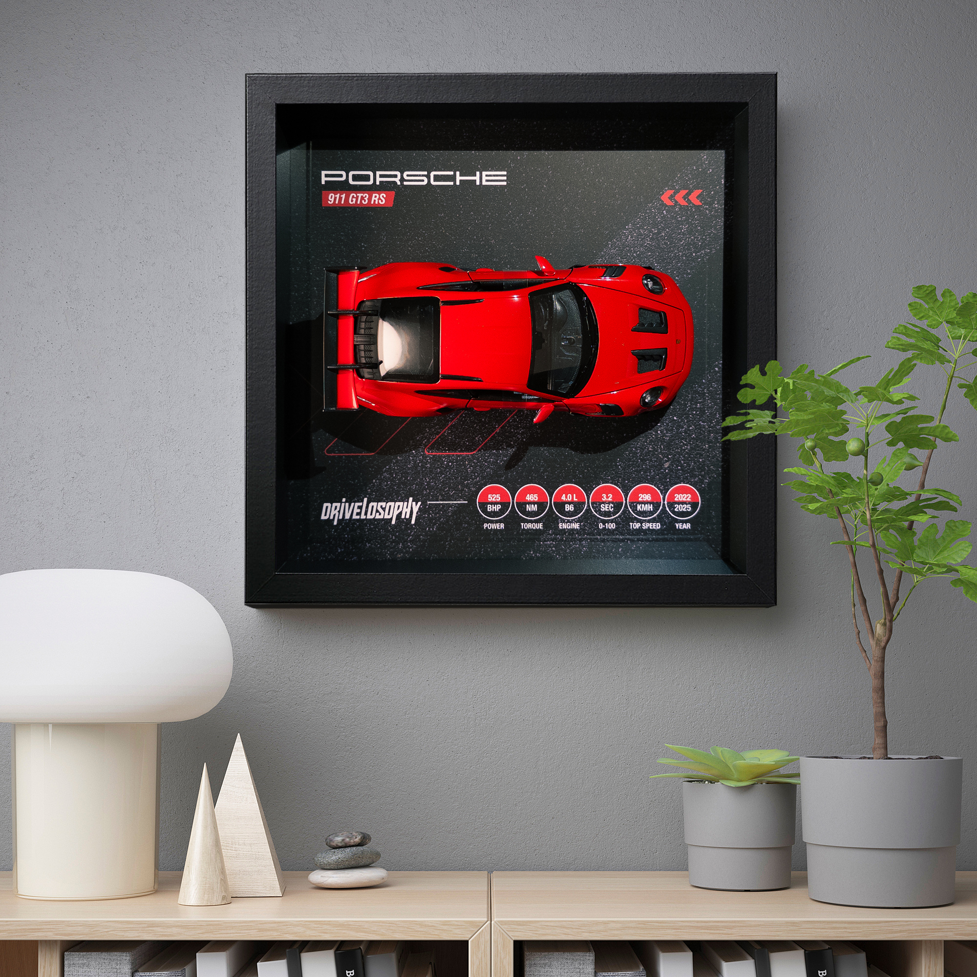 Porsche 911 GT3 RS 3D Frame